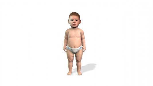 Asian Baby iAvatar for Iclone 8