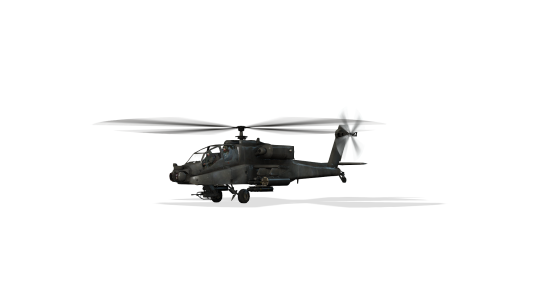 Apache  helicopter Iprop 3D Model for Iclone 8