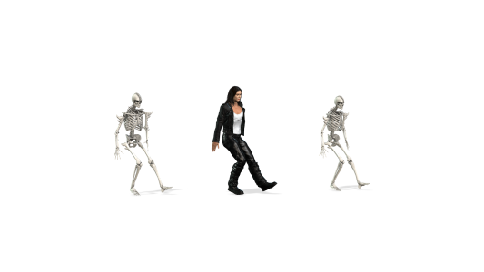 Michael Jackson and Skeletons + Full Dancing Motions for Iclone 8