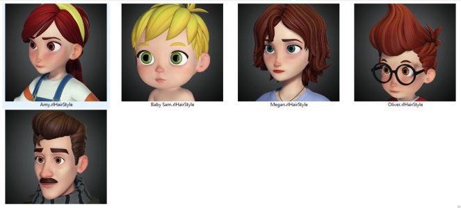 Cartoon Family 3d Characters for Iclone 8