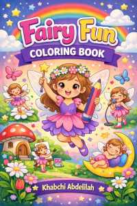 Fairy Fun Coloring Book: Magical Fairy Coloring Book for Kids Ages 3–6 | Cute Fantasy Fairies, Rainbows, Flowers, and Fun Activities
