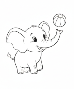 Animals Coloring Book for Kids Ages 3-6 – Cute Easy Toddler Coloring Pages for Preschool Boys & Girls