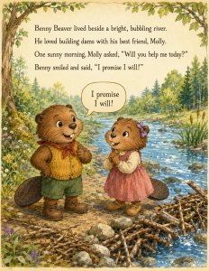 The Beaver Who Forgot His Promise – SEL Story