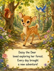 The Deer Who Fixed Her Mistake – SEL Story
