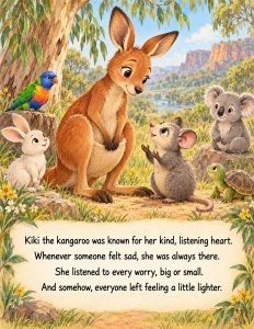 The Kangaroo Who Carried Everyone’s Worries | SEL Story