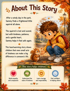 The Brave Boy and the Lost Squirrel