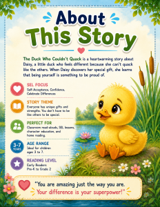 The Duck Who Couldn’t Quack | SEL Story