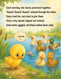 The Duck Who Couldn’t Quack | SEL Story