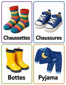 French Vocabulary Flashcards – 251 Cards