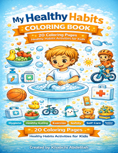 Hygiene & Self-Care Coloring Pages | K–1