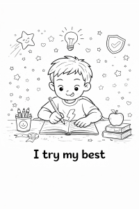 Growth Mindset Coloring Pages | K–2