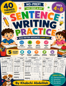 40 No Prep Sentence Writing | K-1