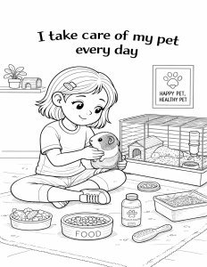 Pet Care Activities for Kids | SEL Worksheets K-1