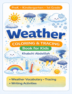 Weather Worksheets | Coloring & Tracing