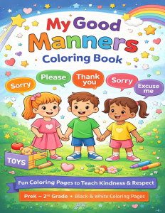 Good Manners Coloring Pages