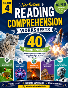 40 Grade 4 Reading Comprehension Worksheets