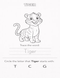 Animal Tracing Worksheets | Preschool