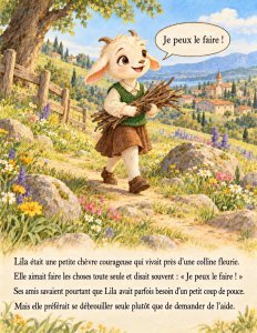 La Chèvre Qui Ne Voulait Jamais Demander de l’Aide